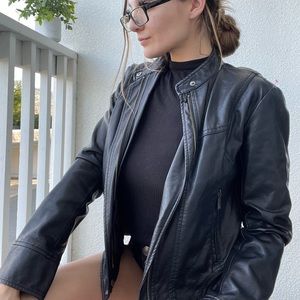 Bernardo Faux Leather 90s style Jacket S